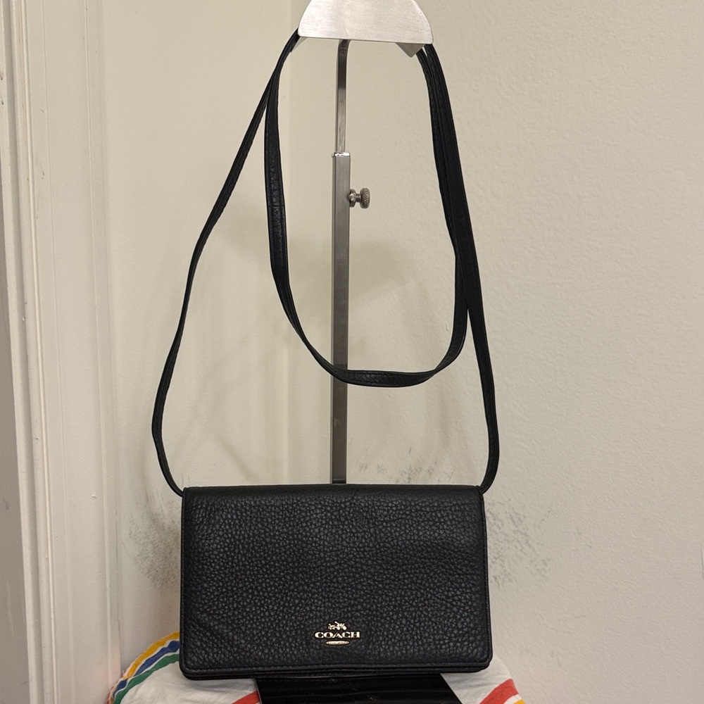 Coach Anna foldover crossbody bag